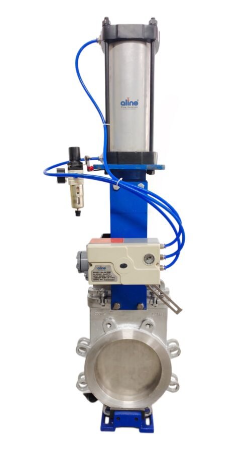 Pneumatic knife Edge Gate Valve