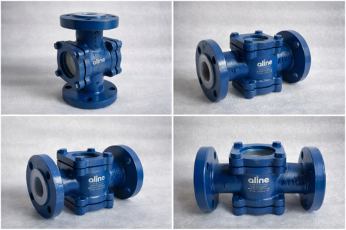 DOUBLE WINDOW SIGHT GLASS VALVE